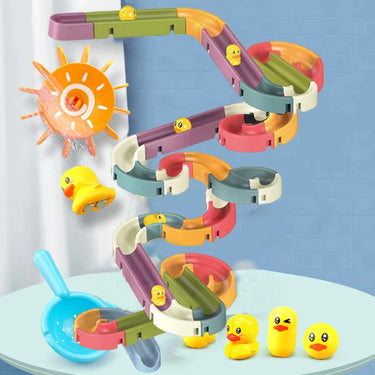 SlideDucky | ¡Que comience la diversión acuática con este juguete de baño interactivo! - Estimula la diversión y la imaginación